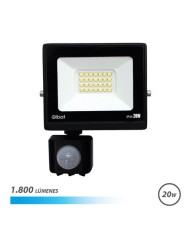 FOCO LED SERIE SLIM 20W CON SENSOR | 1800LM | 6500K ELBAT