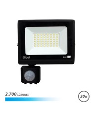 FOCO LED SERIE SLIM 30W CON SENSOR | 2700LM | 6500K ELBAT