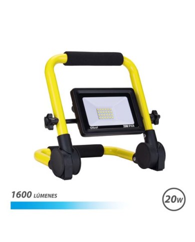 FOCO LED 20W 6500K CON SOPORTE PLEGABLE ELBAT