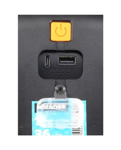 FOCO LED BATERÍA 15W + 36 LED PLEGABLE MADER