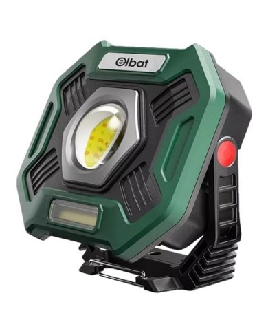 FOCO LED MULTIFUNCIÓN RECARGABLE 20W 2000LM LUZ FRIA ELBAT