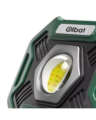 FOCO LED MULTIFUNCIÓN RECARGABLE 20W 2000LM LUZ FRIA ELBAT