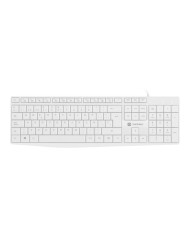 TECLADO NATEC NAUTILUS SLIM LAYOUT USB WHITE TECLADO NATEC NAUTILUS SLIM LAYOUT USB WHITE