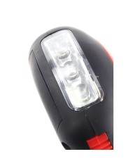 LINTERNA LED RECARGABLE 220LM + 15LM CON IMAN Y GANCHO MADER