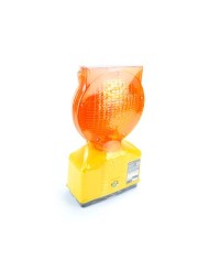 LINTERNA BATERIA DE SEÑALIZACION LED CON PANEL SOLAR MADER