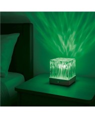 LAMPARA PROYECTOR CON LUZ EFECTO AURA 16 COLORES Y MANDO A DISTANCIA