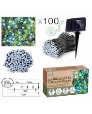 SET 100 GIRNALDAS LED BLANCA 11.9 METROS SOLAR
