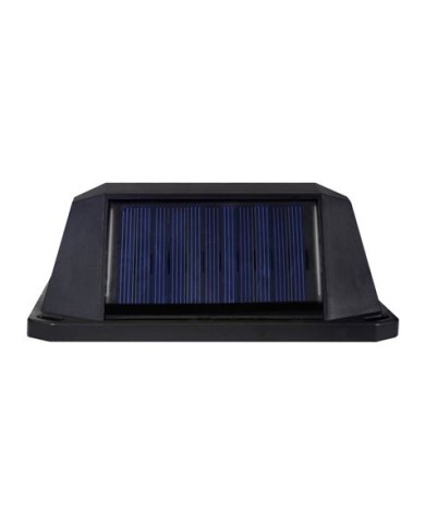APLIQUE LED SOLAR 150LM ILUMINACIÓN 3 CARAS NEGRO ELBAT