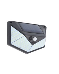 APLIQUE LED SOLAR 250LM ILUMINACIÓN 3 CARAS NEGRO ELBAT