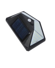 APLIQUE LED SOLAR 250LM ILUMINACIÓN 3 CARAS NEGRO ELBAT