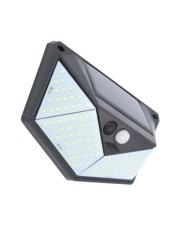 APLIQUE LED SOLAR 250LM ILUMINACIÓN 3 CARAS NEGRO ELBAT