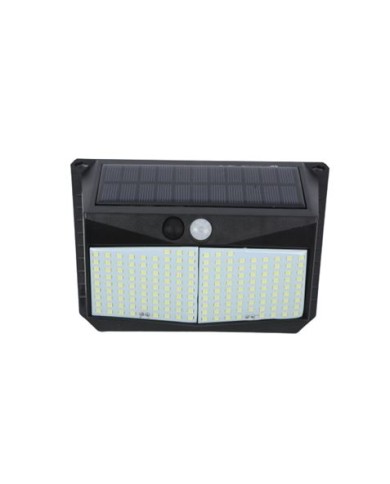 APLIQUE LED SOLAR 250LM ILUMINACIÓN 3 CARAS NEGRO ELBAT