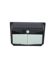 APLIQUE LED SOLAR 250LM ILUMINACIÓN 3 CARAS NEGRO ELBAT