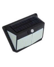 APLIQUE LED SOLAR 250LM ILUMINACIÓN 3 CARAS NEGRO ELBAT