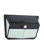 APLIQUE LED SOLAR 250LM ILUMINACIÓN 3 CARAS NEGRO ELBAT