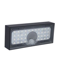 APLIQUE LED SOLAR MODERN 6W 800LM NEGRO ELBAT