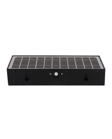 APLIQUE LED SOLAR MODERN 6W 800LM NEGRO ELBAT