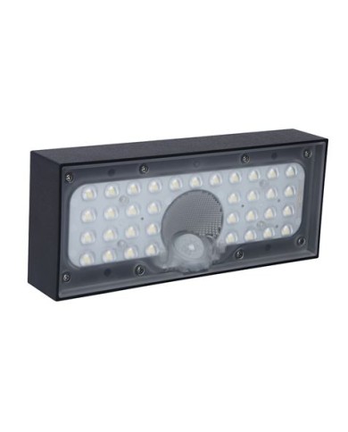 APLIQUE LED SOLAR MODERN 6W 900LM NEGRO ELBAT