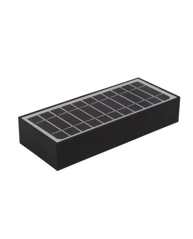 APLIQUE LED SOLAR MODERN 6W 900LM NEGRO ELBAT