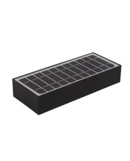APLIQUE LED SOLAR MODERN 6W 900LM NEGRO ELBAT