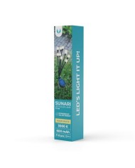 ESTACA SOLAR CON 10 LEDS LUZ CALIDA FOREVER