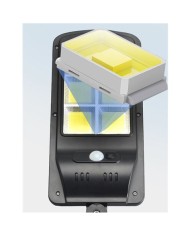FAROLA LED COB SOLAR 4500LM + SENSOR + MANDO ELBAT