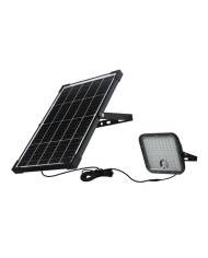 FOCO LED SOLAR 30W 4800LM CON SENSOR + MANDO ELBAT