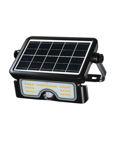 FOCO LED SOLAR 7W 900LM MULTIFUNCIÓN + CCT 3000K/4000K/6000K ELBAT