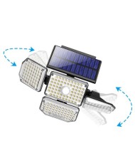 FOCO SOLAR CUÁDRUPLE CON SENSOR 430LM ELBAT