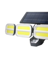 FOCO SOLAR CUÁDRUPLE CON SENSOR 800LM ELBAT