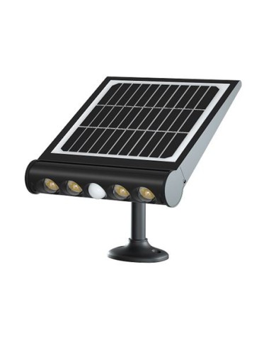 FOCO SOLAR MULTIFUNCIÓN 8W 950LM CON SENSOR ELBAT