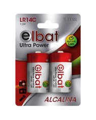 PACK 2 PCS PILAS ALCALINAS LR14C ELBAT