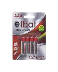PACK 4 PCS PILAS ALCALINAS LR03/AAA ELBAT