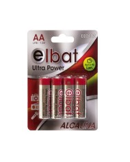 PACK 4 PCS PILAS ALCALINAS LR6/AA ELBAT