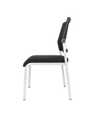 LOTE 4 SILLAS CONFIDENTE DESIGN APILABLES ESTRUCTURA METÁLICA CROMAD