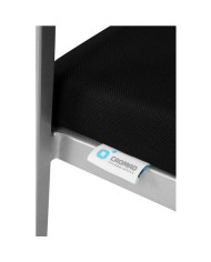 LOTE 4 SILLAS CONFIDENTE DESIGN APILABLES ESTRUCTURA METÁLICA CROMAD