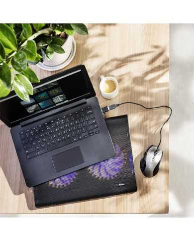 SOPORTE + VENTILADOR NOTEBOOK TRUST HASTA 17.4 BLACK SOPORTE + VENTILADOR NOTEBOOK TRUST HASTA 17.4 BLACK