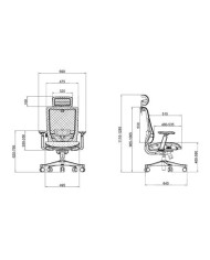 SILLA OFICINA GAMA SENIOR SE1100 CROMAD