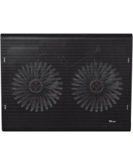 SOPORTE + VENTILADOR NOTEBOOK TRUST HASTA 17.4 BLACK