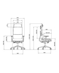 SILLA OFICINA GAMA SENIOR SE1500 CROMAD