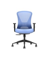 SILLA OFICINA GAMA SENIOR SE1700 AZUL CROMAD
