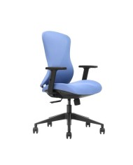 SILLA OFICINA GAMA SENIOR SE1700 AZUL CROMAD