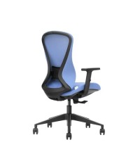 SILLA OFICINA GAMA SENIOR SE1700 AZUL CROMAD