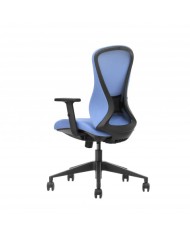 SILLA OFICINA GAMA SENIOR SE1700 AZUL CROMAD