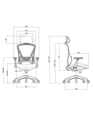 SILLA OFICINA GAMA SENIOR SE4000 CROMAD