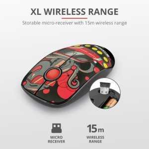 RATON TRUST SKETCH SILENT CLICK WIRELESS RED