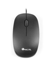 RATON CON CABLE FLAME OPTICO USB NEGRO NGS