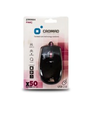 RATÓN X50 USB NEGRO/ROSA CROMAD