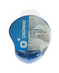 ALFOMBRILLA CON REPOSAMUÑECAS GEL AZUL CROMAD