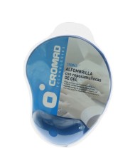 ALFOMBRILLA CON REPOSAMUÑECAS GEL AZUL CROMAD